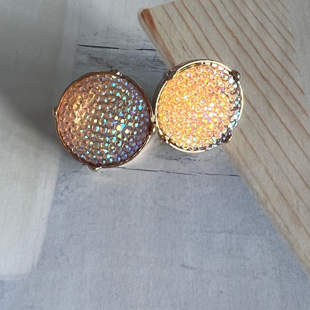 Gold and crystal Earrings